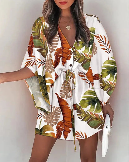 Robe Bohème "AlbaLova" – Élégance Florale & Liberté d’Été
