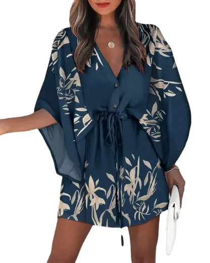 Robe Bohème "AlbaLova" – Élégance Florale & Liberté d’Été