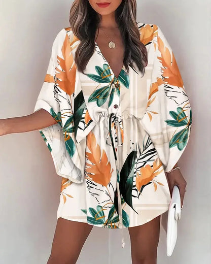 Robe Bohème "AlbaLova" – Élégance Florale & Liberté d’Été